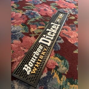 George Dickel Bourbon Bar Rail Mat (Man Cave, Home Bar, Tiki Bar, Restaurant)